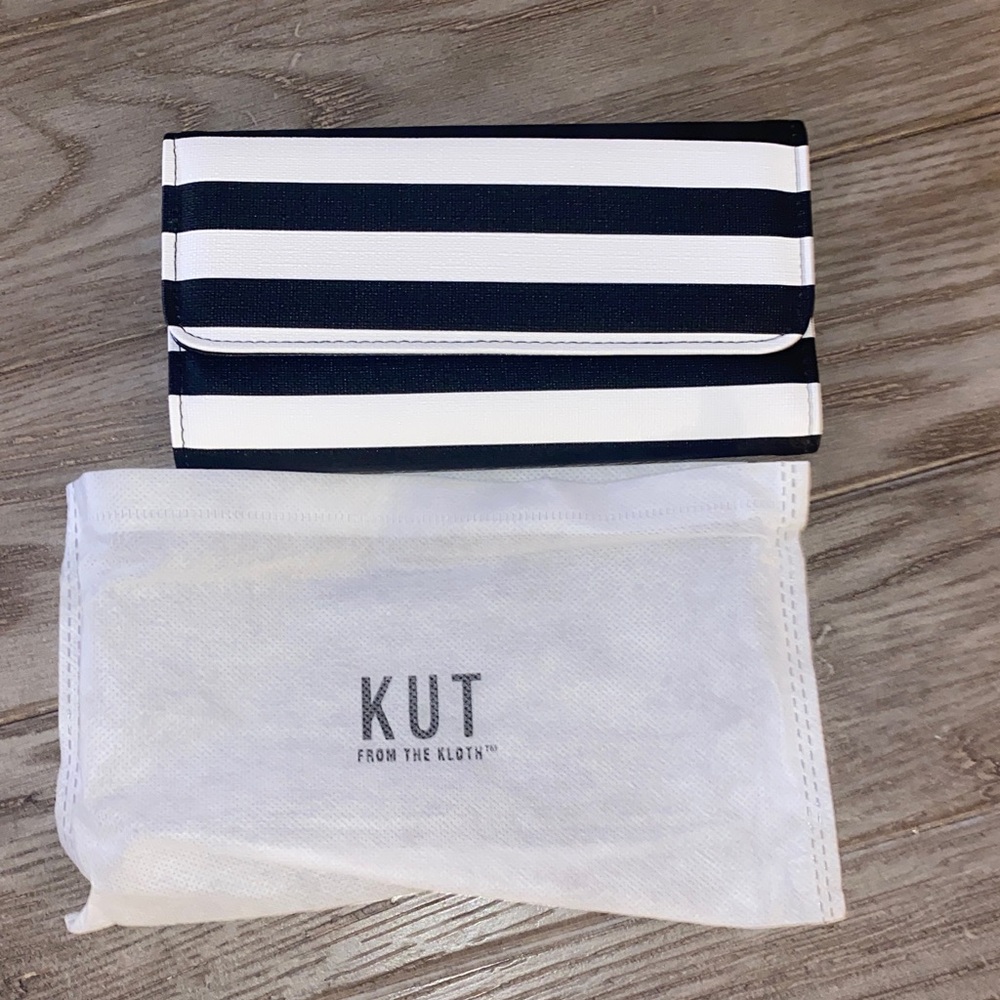 Kut from the Kloth striped wallet long - new